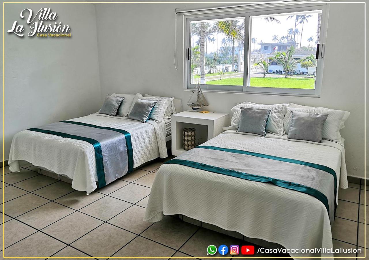 Villa La Ilusion Casa Vacacional Tecolutla Bagian luar foto