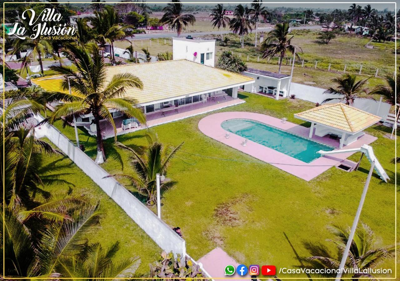 Villa La Ilusion Casa Vacacional Tecolutla Bagian luar foto