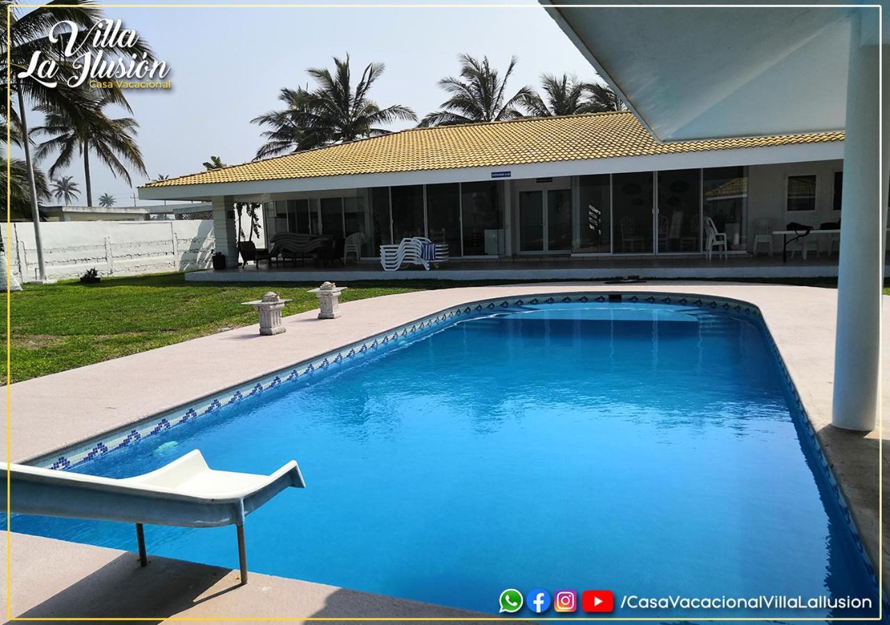 Villa La Ilusion Casa Vacacional Tecolutla Bagian luar foto